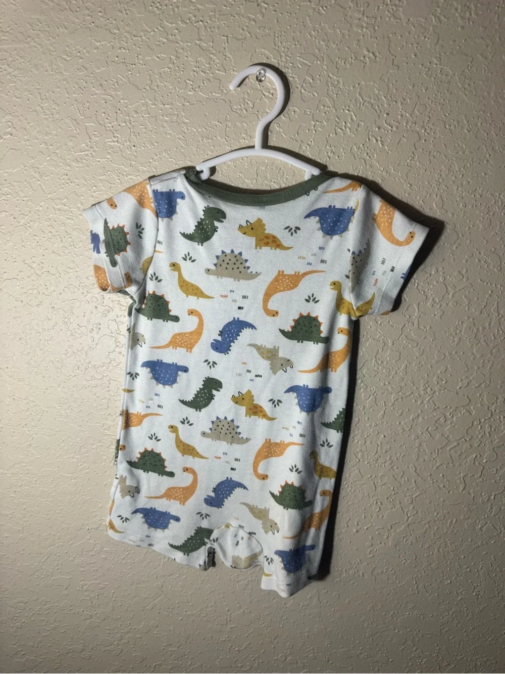 Baby Boy 24M Romper Bundle | Dinosaur & Striped Short Sleeve 2 Piece